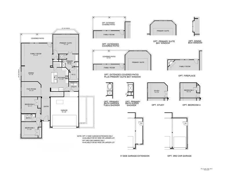 2D floor plan layout of this home in Bluestem, Brookshire, TX (Image 4).