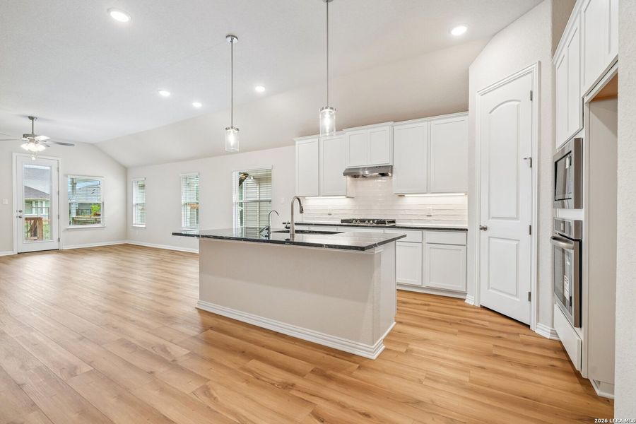 Furnished interior view inside a new home in The Crossvine, Schertz (Image 10).