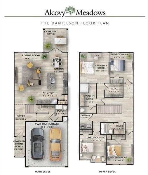 2D floor plan layout of this home in , Dacula, GA (Image 5).