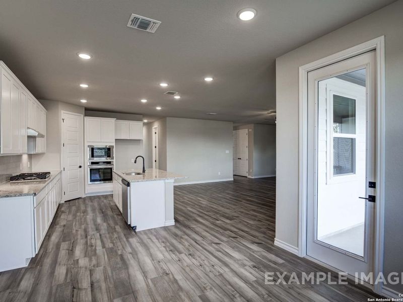 Furnished interior view inside a new home in Ladera, San Antonio (Image 5).