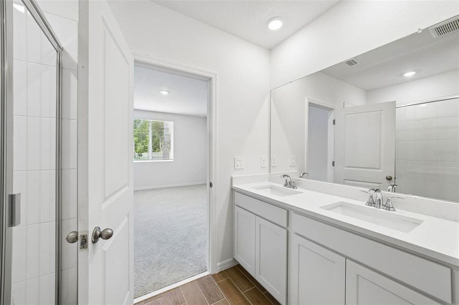 Furnished interior view inside a new home in Pine Ridge Meadows, Hudson (Image 30).