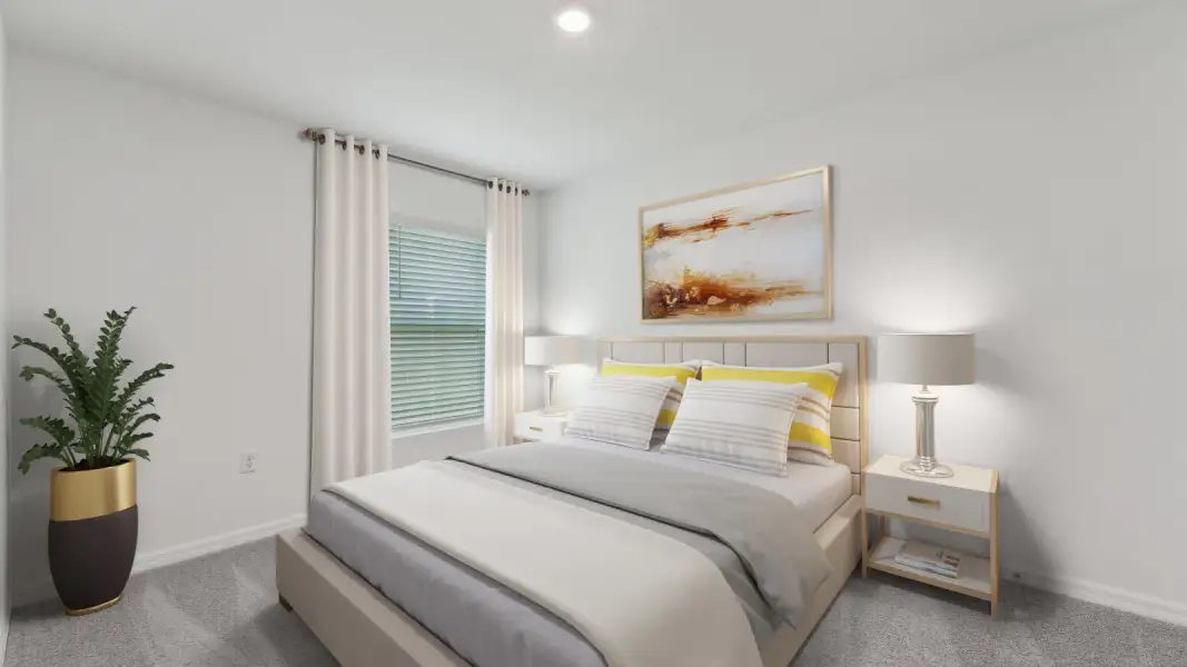 Furnished interior view inside a new home in Abbott Park, Zephyrhills (Image 16).