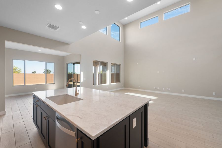 Furnished interior view inside a new home in Legado West, Queen Creek (Image 9).