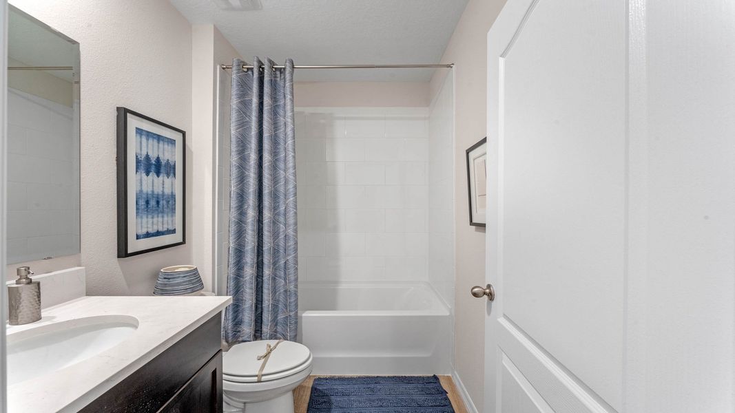 Furnished interior view inside a new home in Harmony West, St. Cloud (Image 17).