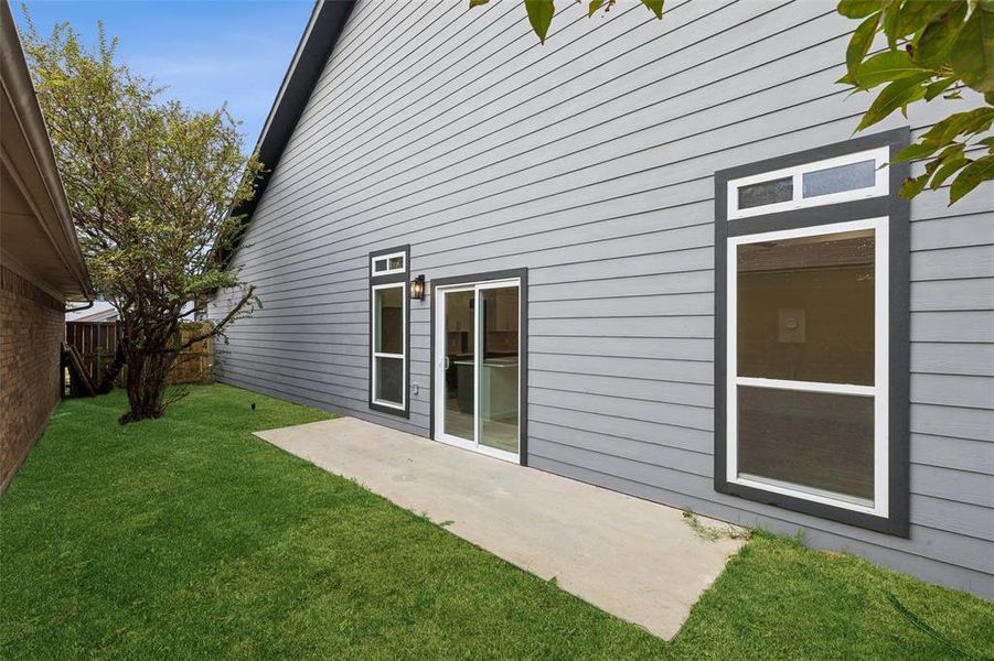 Exterior details and patio area of a home in , Mesquite (Image 4).