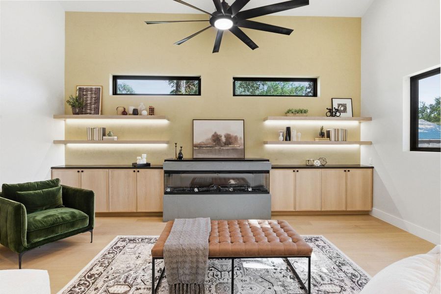 Living area has fireplace Living area has fireplace