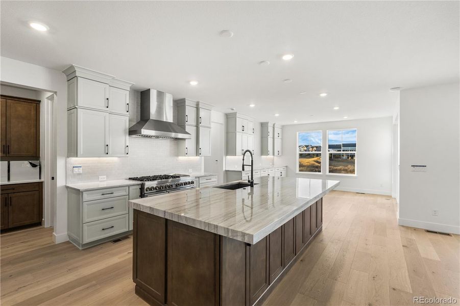 Furnished interior view inside a new home in Luxe at The Canyons, Castle Pines (Image 21).