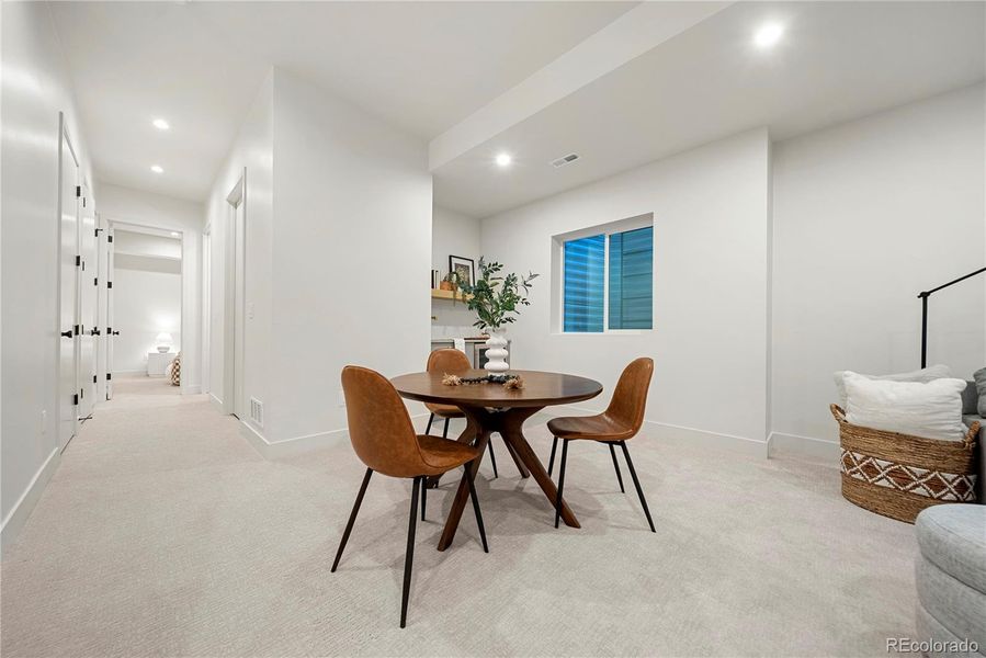 Furnished interior view inside a new home in , Denver (Image 46). Furnished interior view inside a new home in , Denver (Image 46).