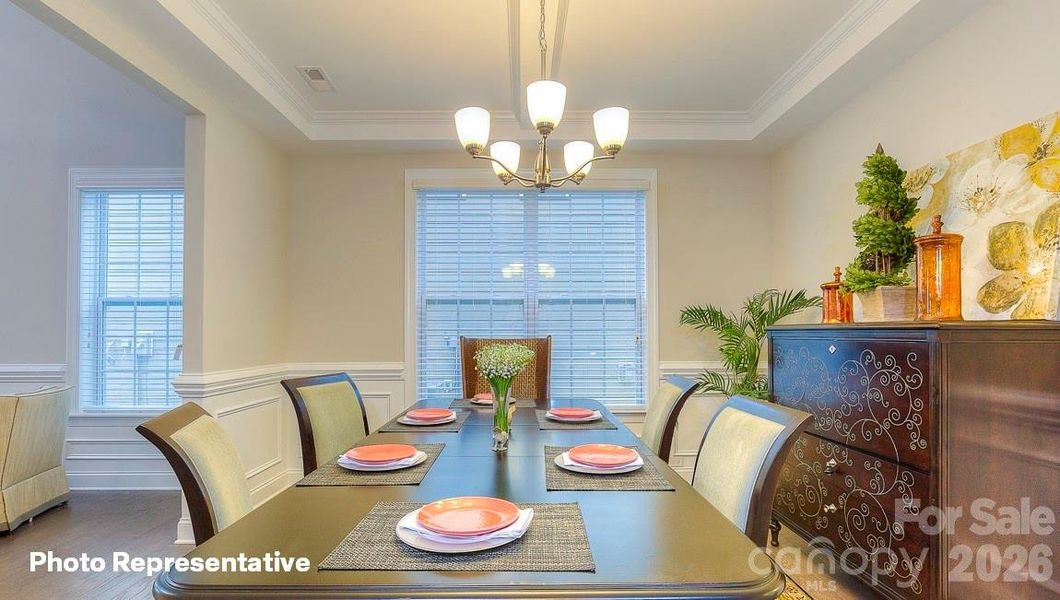 Furnished interior view inside a new home in Sylvan Creek, Denver (Image 28).