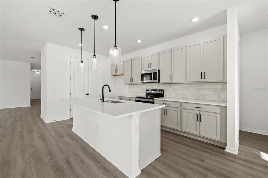 Furnished interior view inside a new home in , Kissimmee (Image 8).