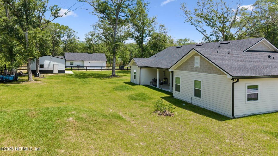 Exterior details and patio area of a home in , Macclenny (Image 34). Exterior details and patio area of a home in , Macclenny (Image 34).