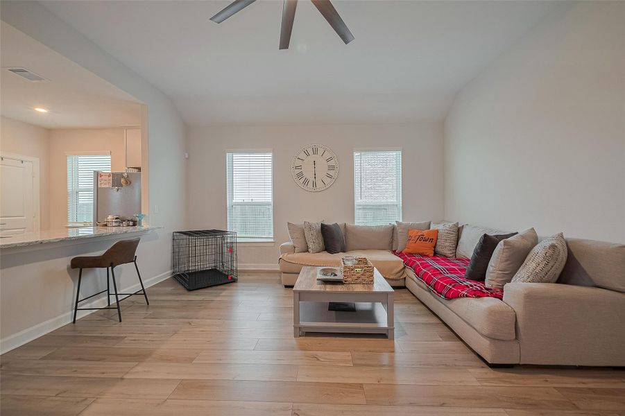 Furnished interior view inside a new home in , Santa Fe (Image 10). Furnished interior view inside a new home in , Santa Fe (Image 10).