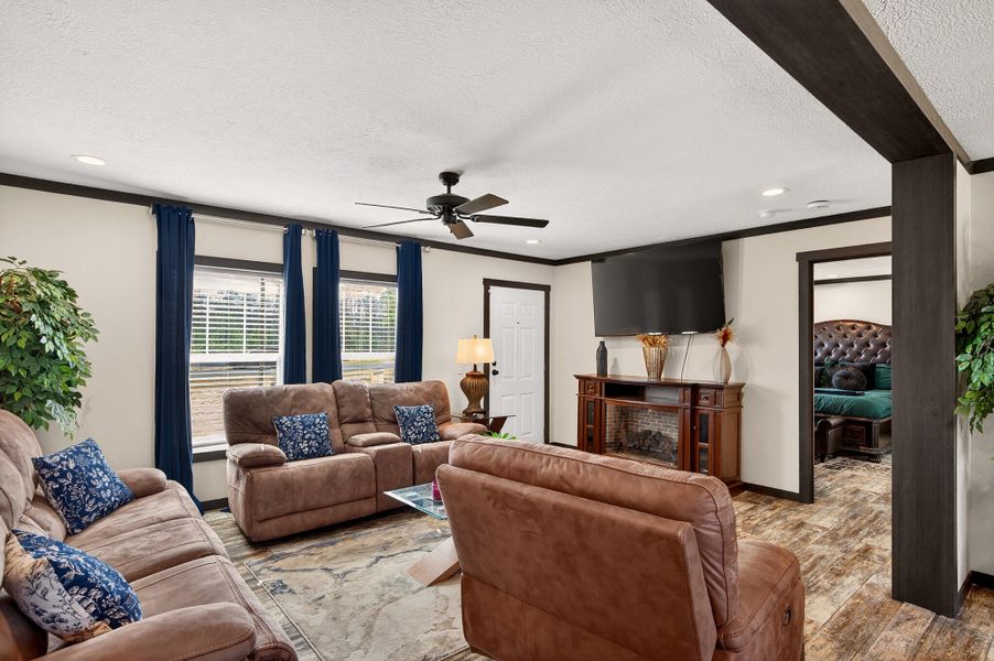 Furnished interior view inside a new home in , Walterboro (Image 3).