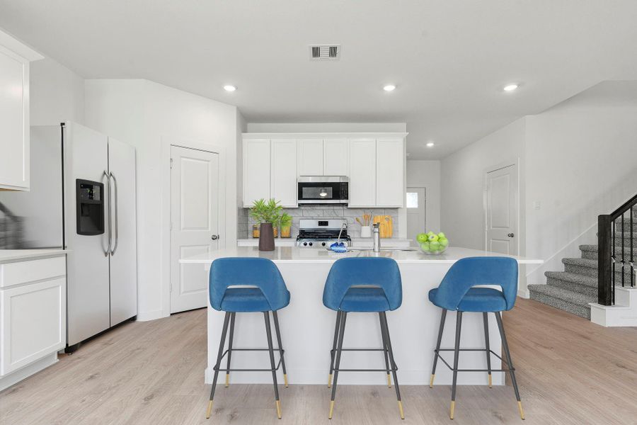 Furnished interior view inside a new home in Tamarron, Fulshear (Image 31).