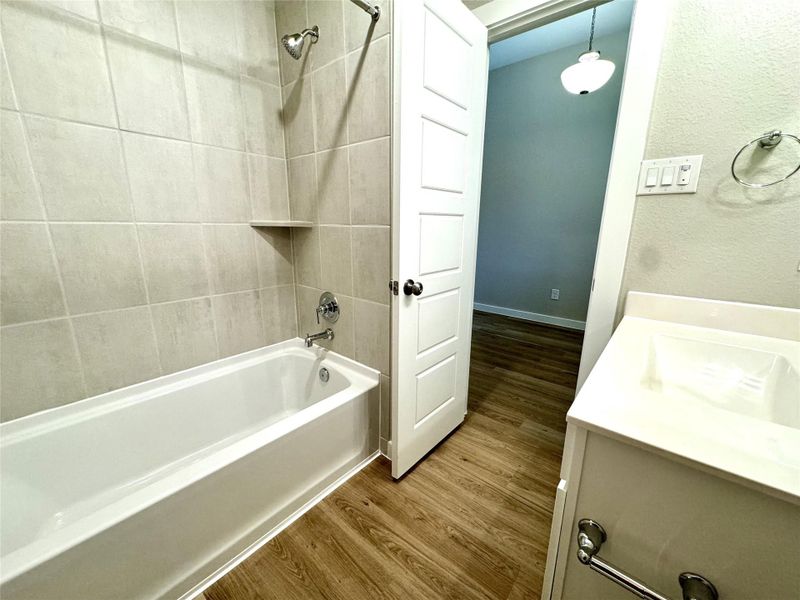 Furnished interior view inside a new home in , Cypress (Image 6).