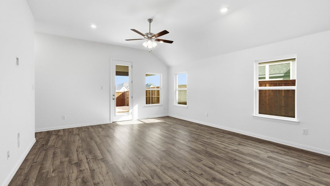 Furnished interior view inside a new home in Wildflower Ranch, Fort Worth (Image 25).
