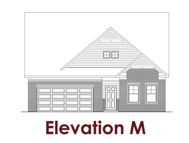 Representative rendering of the exterior for the Aurora                                                                Primary Suite on Main by Chafin Communities (Image 6).