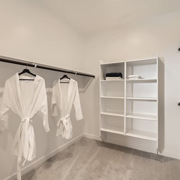 Crest owner suite walk in closet