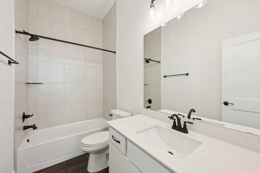 Furnished interior view inside a new home in The Woodlands Hills, Willis (Image 15).