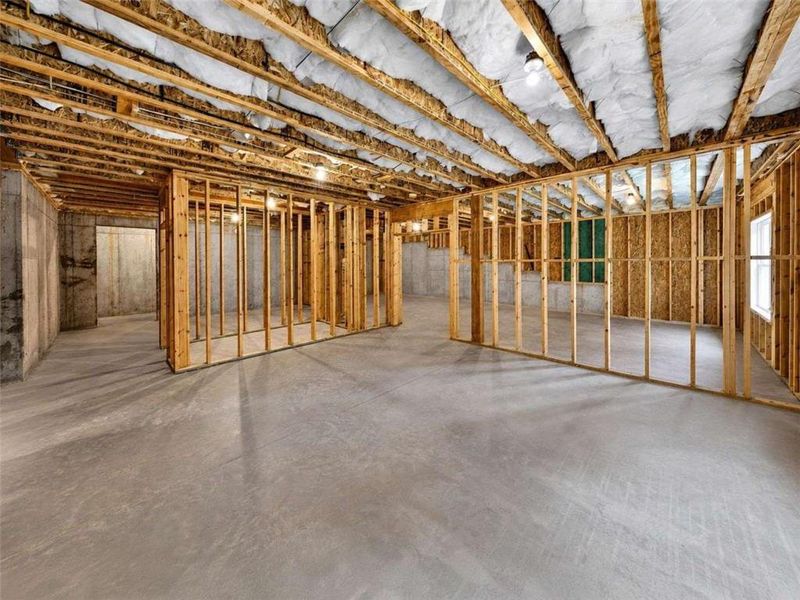 In-progress construction of a new home in , Hoschton, GA (Image 77).