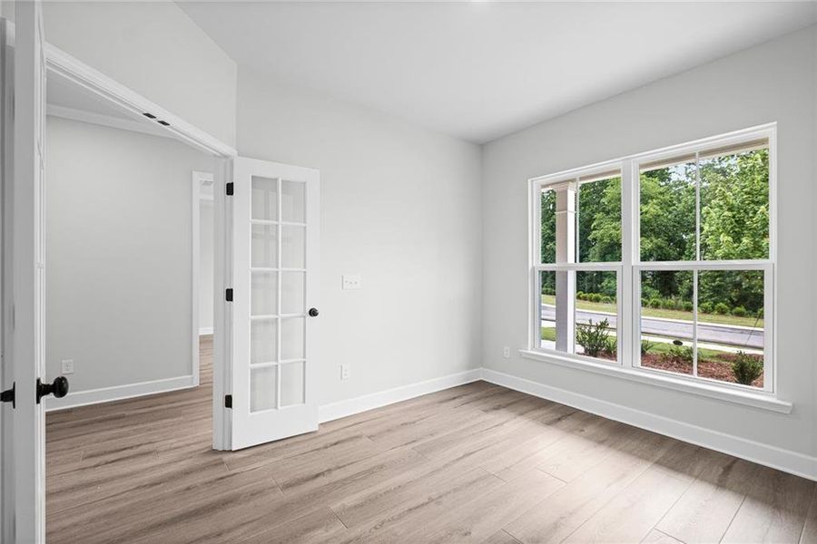 Spacious, unfurnished interior of a new home in Oakwood, Cumming (Image 14). Spacious, unfurnished interior of a new home in Oakwood, Cumming (Image 14).