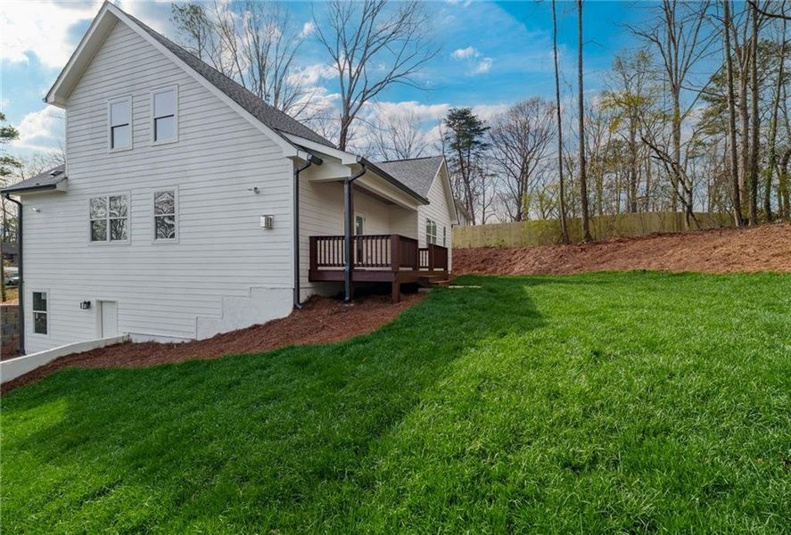 Exterior details and patio area of a home in , Woodstock (Image 3).