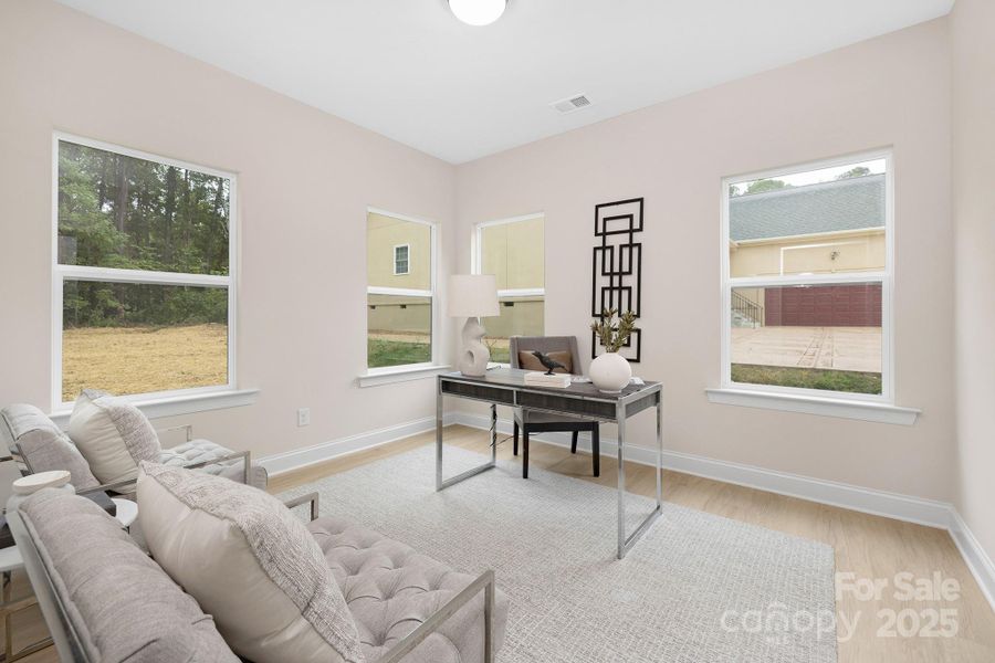Furnished interior view inside a new home in , Charlotte (Image 15).