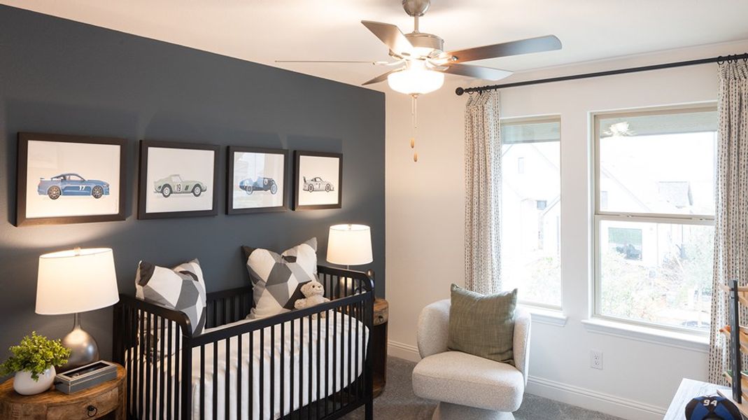 Furnished interior view inside a new home in Cross Creek Meadows, Celina (Image 11).