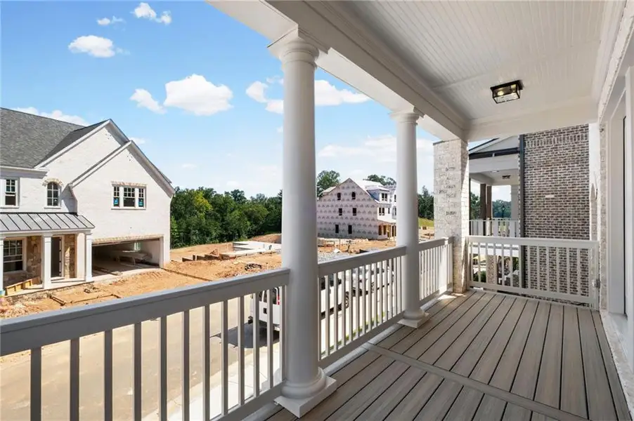 Exterior details and patio area of a home in , Suwanee (Image 4).