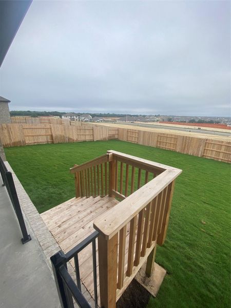 Private Backyard of Home Private Backyard of Home