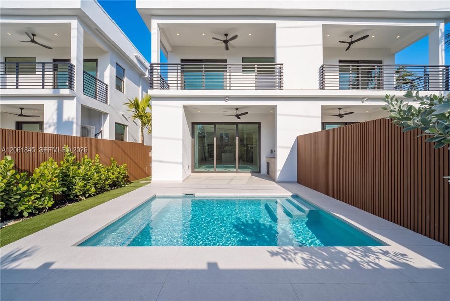 Exterior details and patio area of a home in , Fort Lauderdale (Image 35).