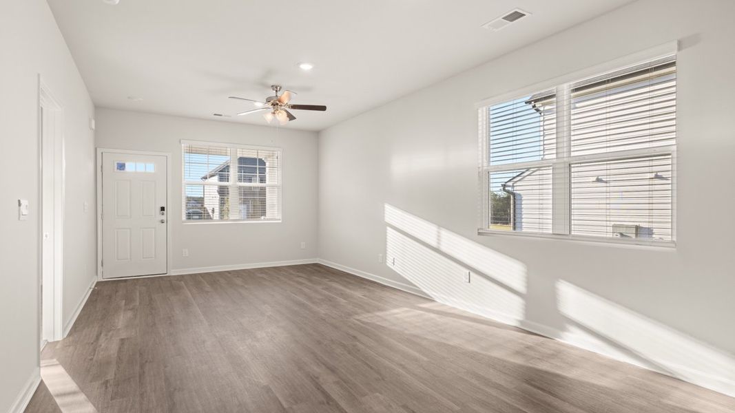 Spacious, unfurnished interior of a new home in Bellemeade Landing, Augusta (Image 16). Spacious, unfurnished interior of a new home in Bellemeade Landing, Augusta (Image 16).