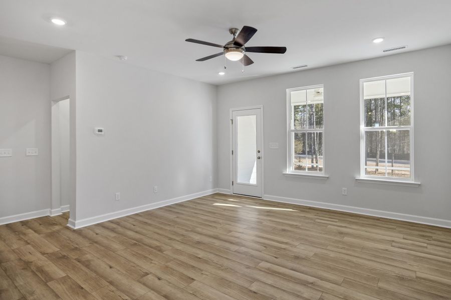 Spacious, unfurnished interior of a new home in Sweetbrier, Durham (Image 17).