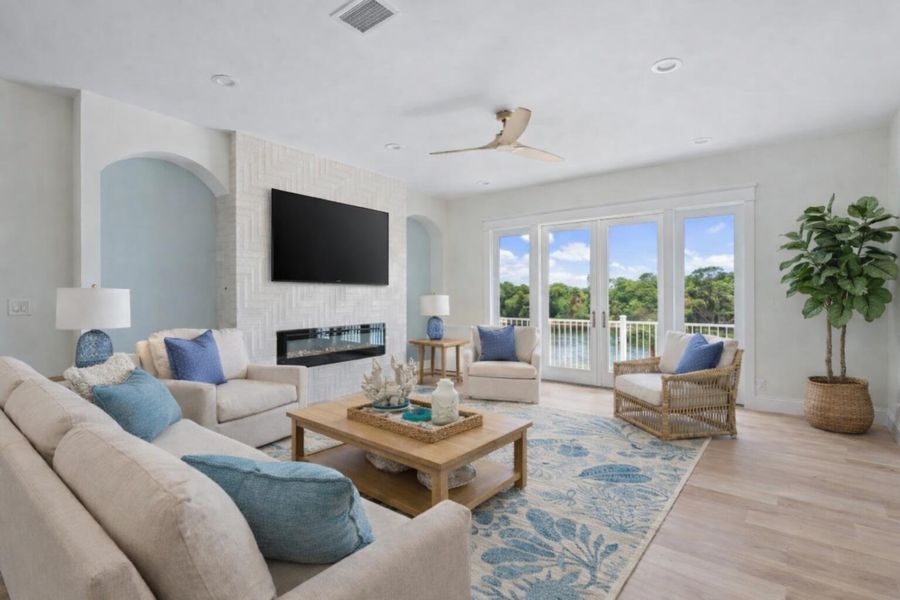 Living Room with Furniture