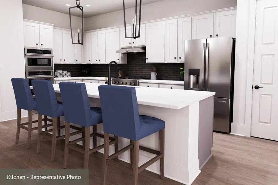 Representative furnished interior of a home built from the The Sunflower by David Weekley Homes in ARTAVIA - Parkview Collection, Conroe (Image 5).
