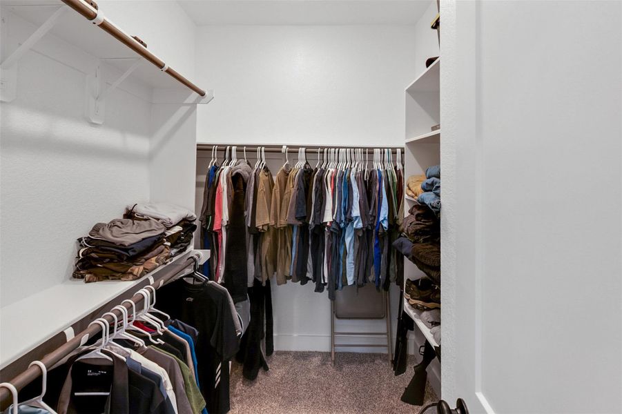 Your walk-in closet. Your walk-in closet.
