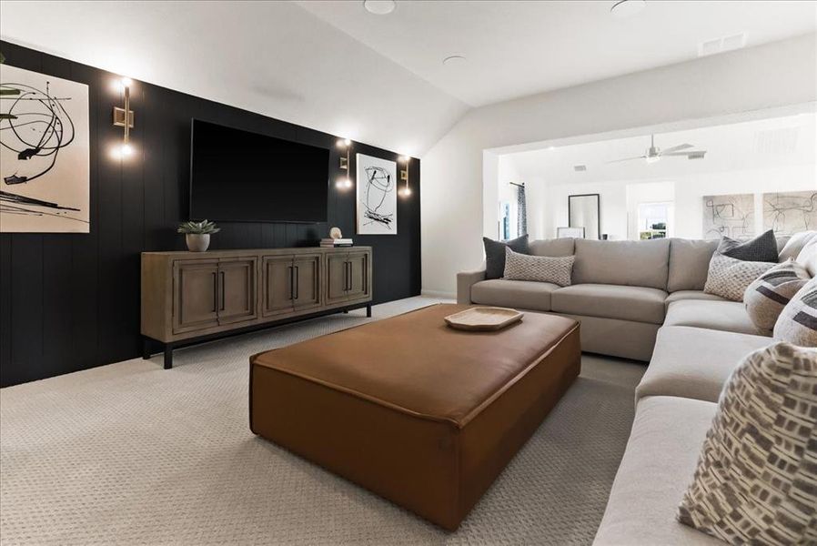 Furnished interior view inside a new home in Timberbrook, Justin (Image 8).