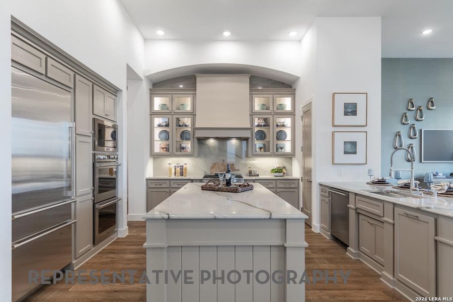Furnished interior view inside a new home in Briggs Ranch, San Antonio (Image 15).