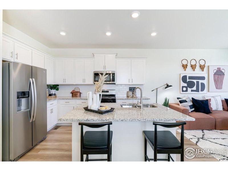 Furnished interior view inside a new home in Revere at Johnstown, Johnstown (Image 22).