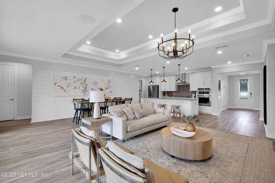 Furnished interior view inside a new home in Hyland Trail, Green Cove Springs (Image 19).