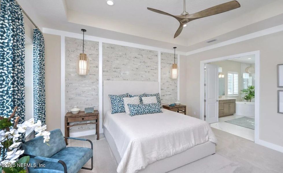 Furnished interior view inside a new home in , Fernandina Beach (Image 8).