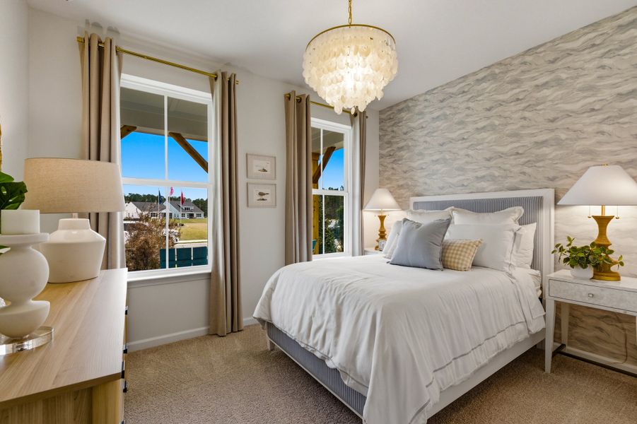 Representative furnished interior of a home built from the Leyland by Beazer Homes in Marshfield, Longs (Image 13).