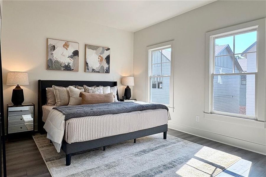 Furnished interior view inside a new home in , Hapeville (Image 16).