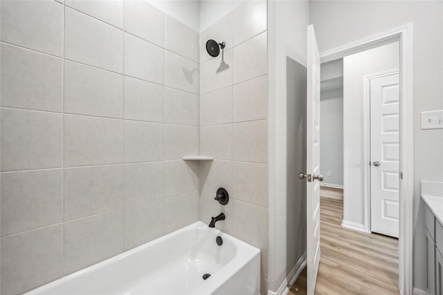 Furnished interior view inside a new home in Barton Place, Cleveland (Image 9).