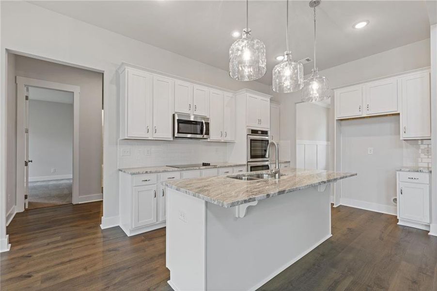 Furnished interior view inside a new home in Traditions of Braselton, Jefferson (Image 6).