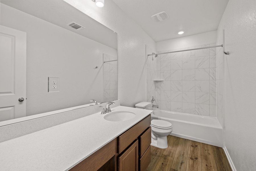 Furnished interior view inside a new home in Sonterra - Cool Water, Jarrell (Image 5).