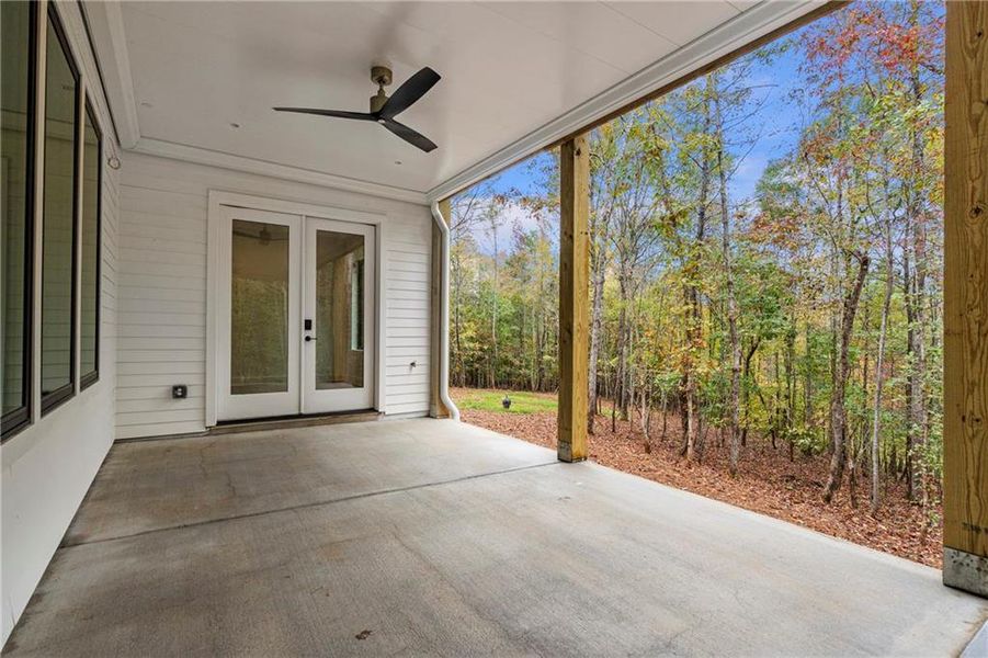 Exterior details and patio area of a home in Aster, Roswell (Image 17). Exterior details and patio area of a home in Aster, Roswell (Image 17).