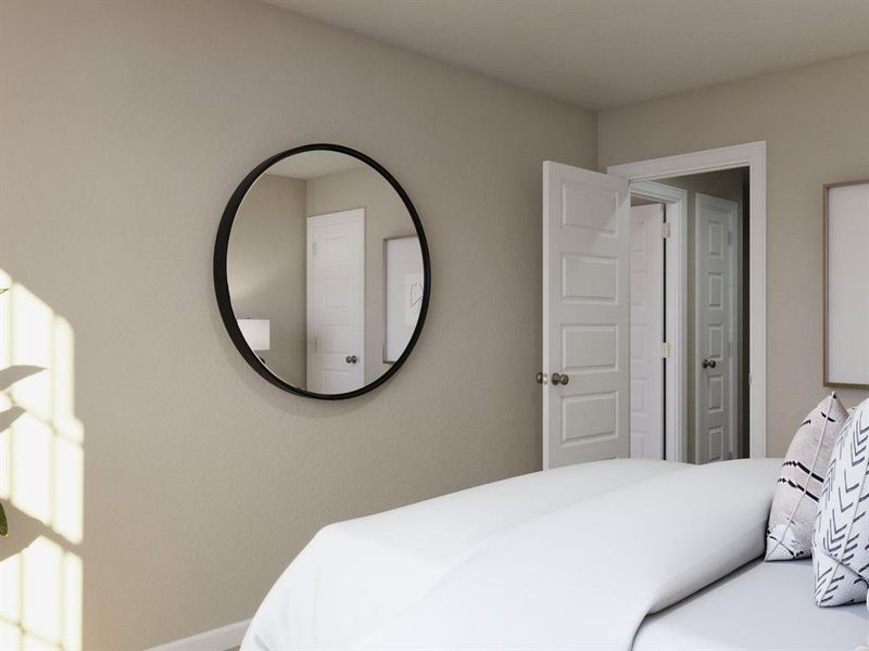 Furnished interior view inside a new home in Christian Meadows, Ennis (Image 9).