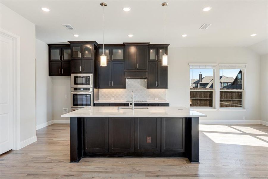 Furnished interior view inside a new home in Hayes Crossing, Midlothian (Image 6).