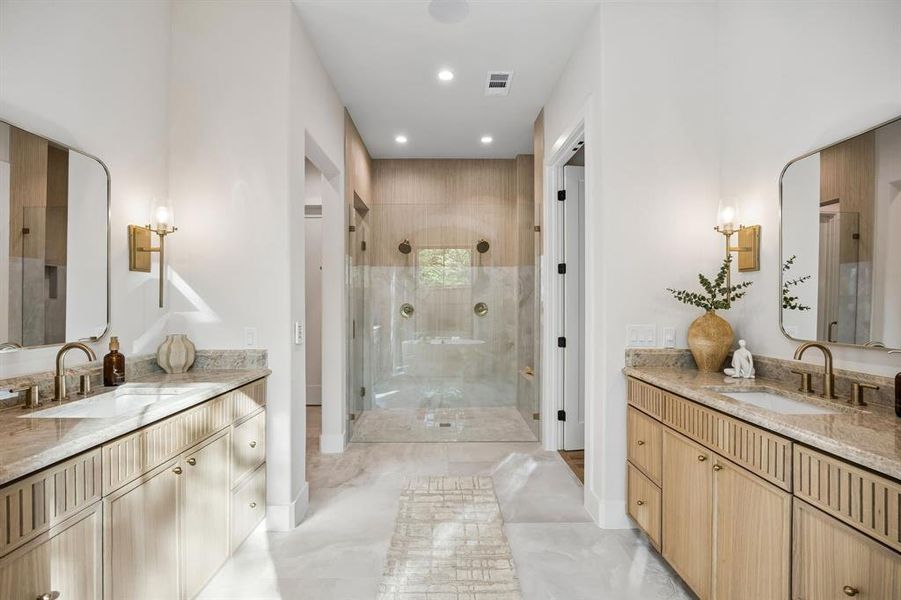 Furnished interior view inside a new home in , Dallas (Image 20).